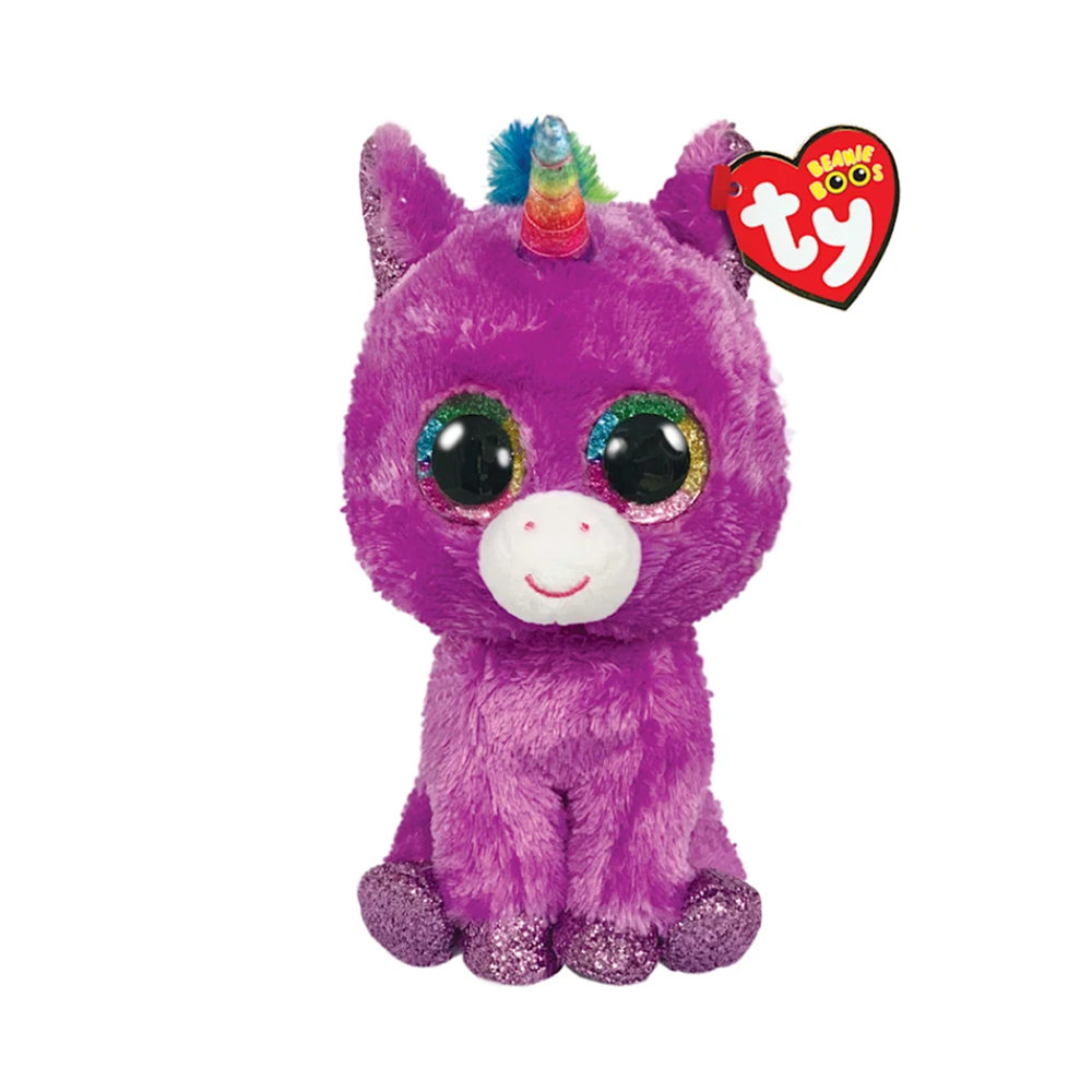 Ty Beanie Boos Rosette The Purple Unicorn