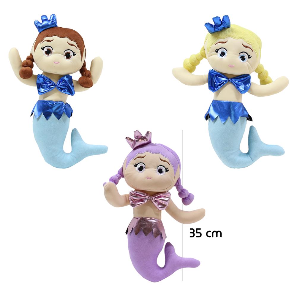 03016 Prenses Deniz Kızı Peluş Oyuncak 35 cm