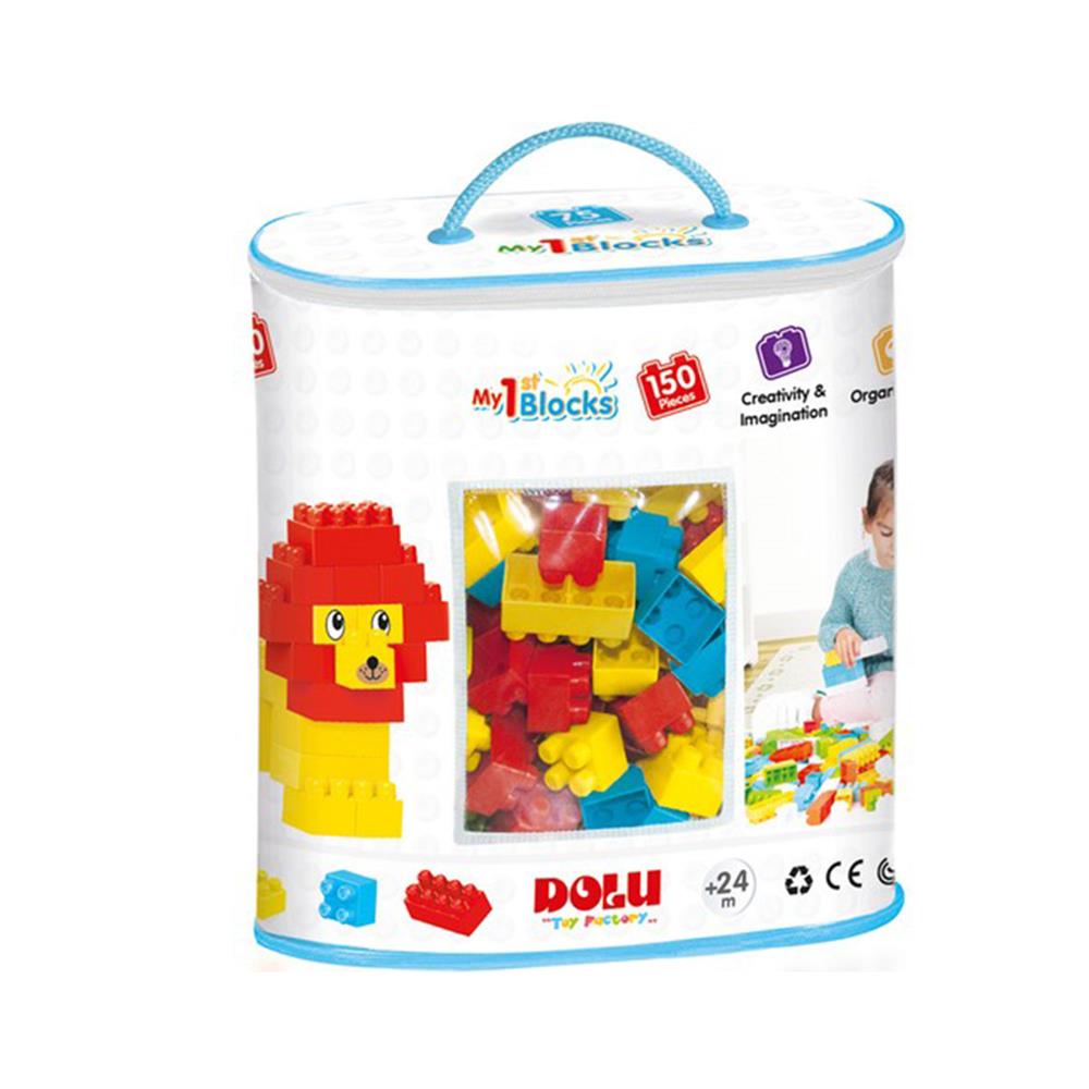 Baskılı Torbada 150 Parça Oyuncak Lego Bloklar