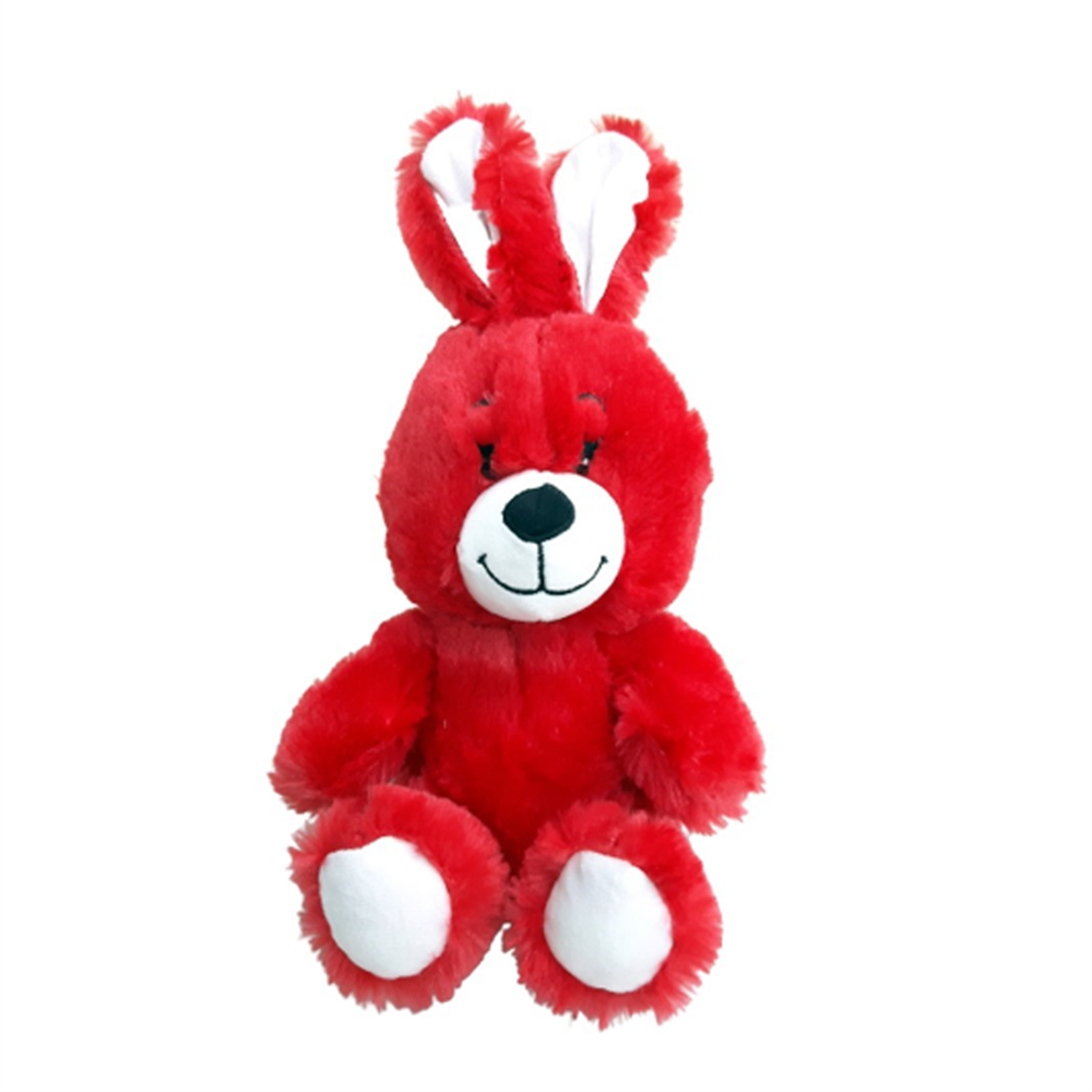 Kırmızı Tavşan Peluş Oyuncak 20 cm