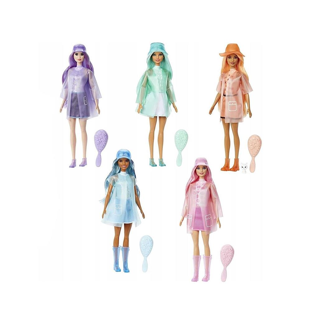 Barbie Color Reveal Renk Değiştiren Yağmura Hazır Bebekler