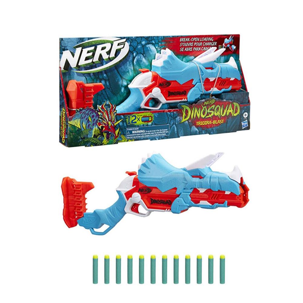Nerf Dinosquad Tricera-Blast Dart Tabancası