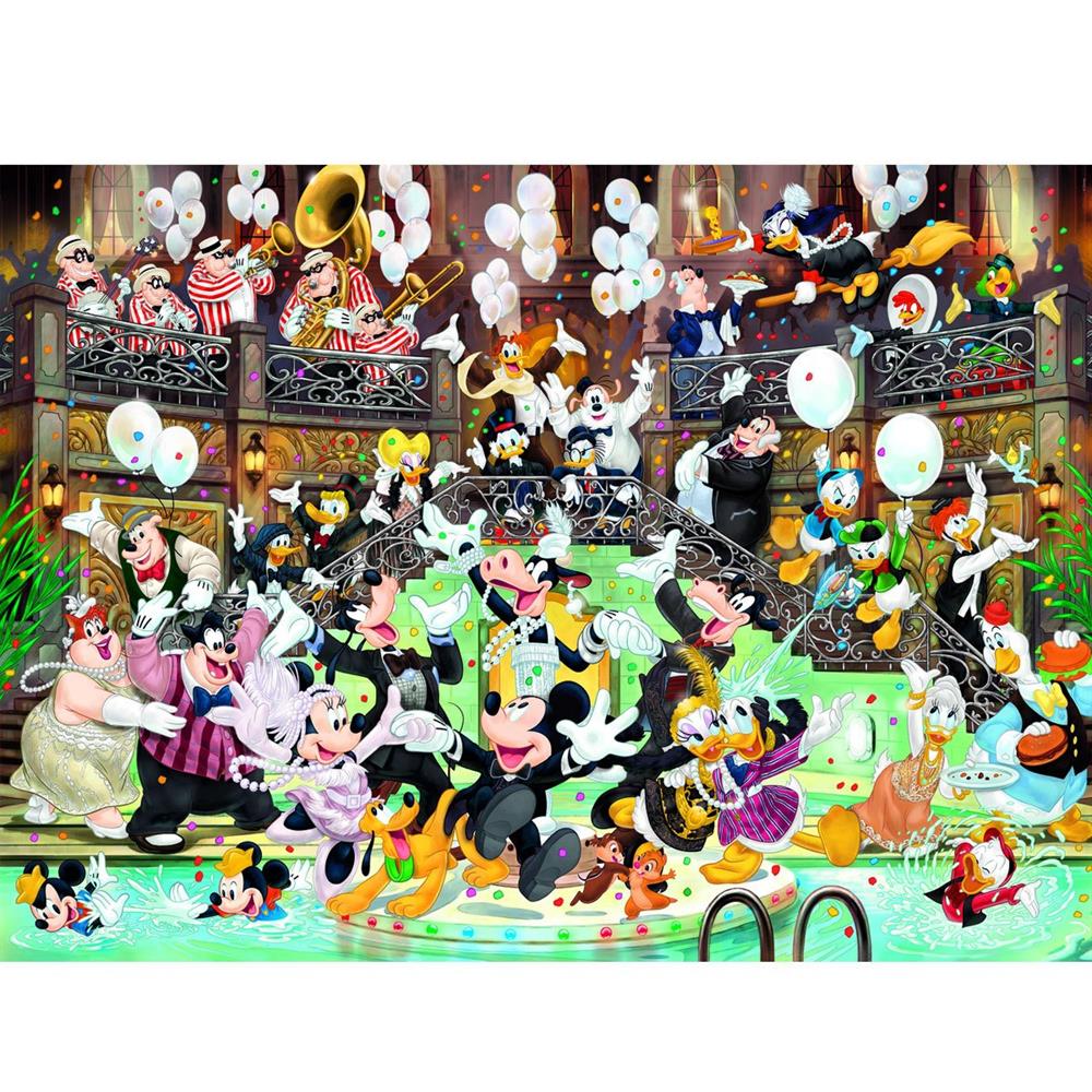 Clementoni, Disney Gala, 1000 Parça Puzzle