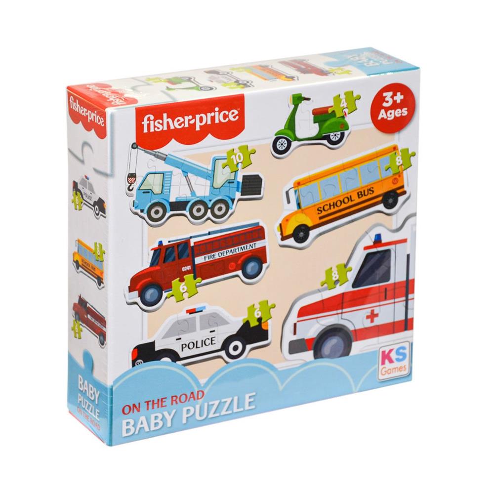 Fisher Price Baby Puzzle On The Road