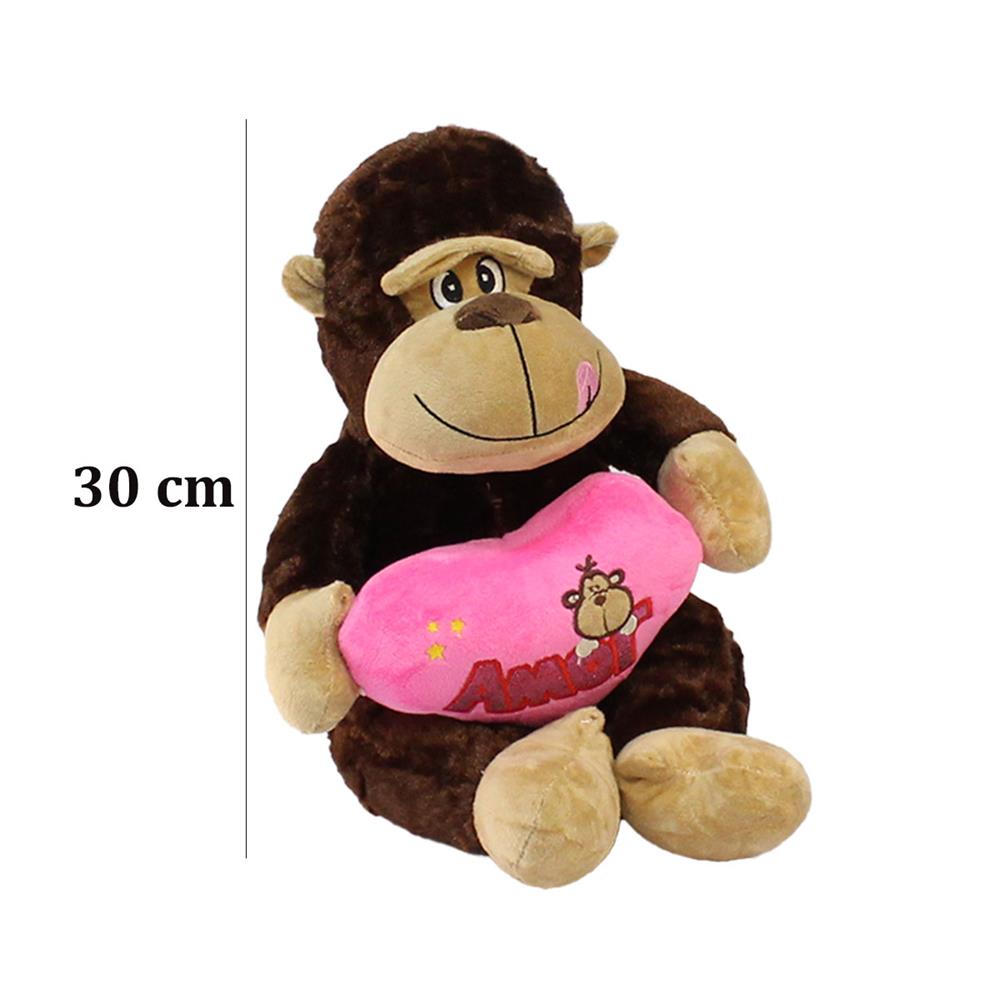 Kalpli Maymun Peluş Oyuncak 30 cm
