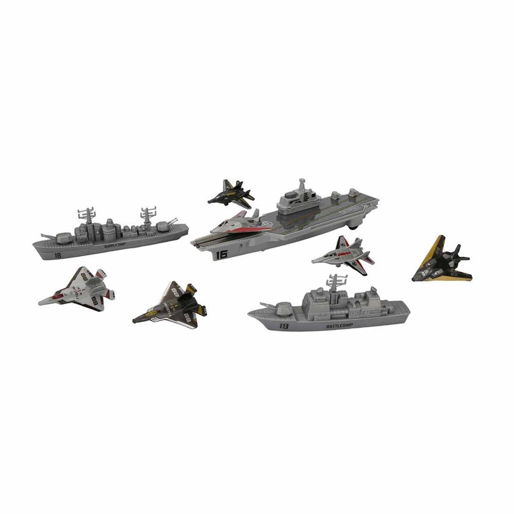 Askeri Oyun Seti 9 Parça Jet Uçak Gemisi