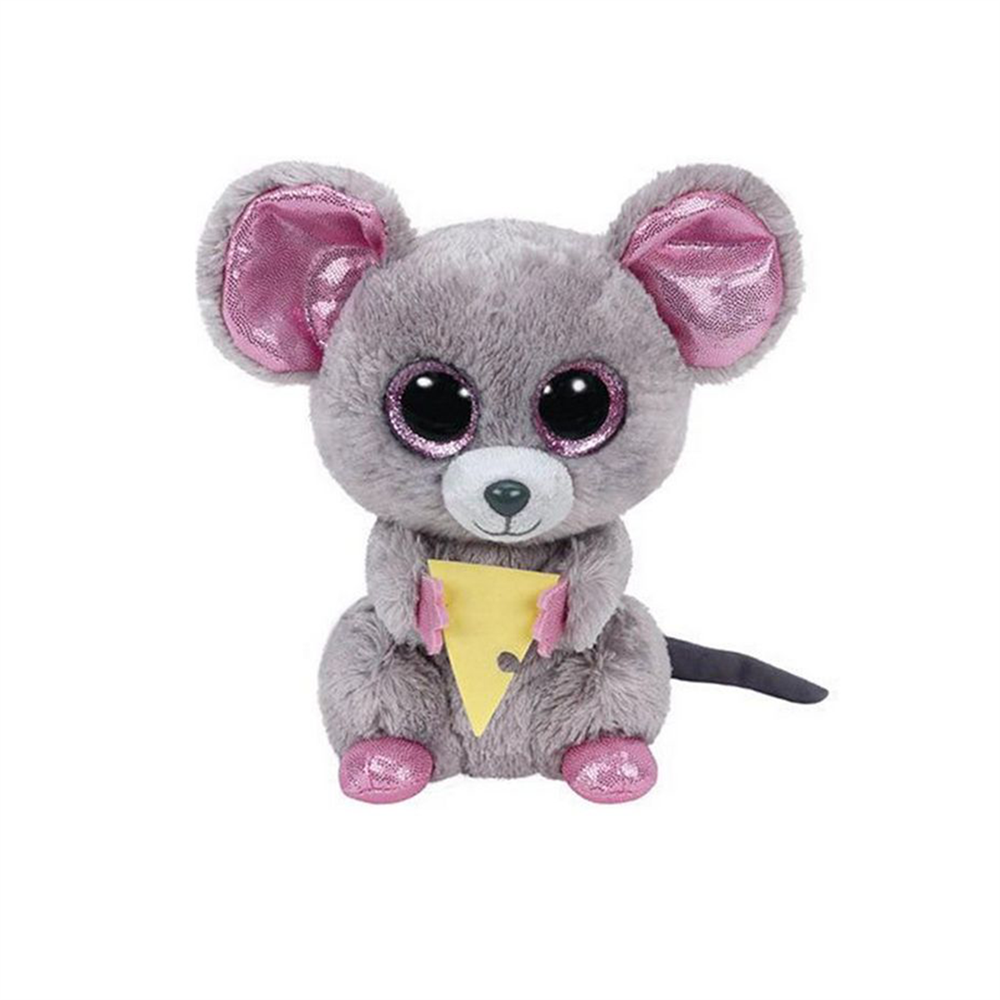 TY36192 Peluş Squeaker  Mouse With Cheese Reg