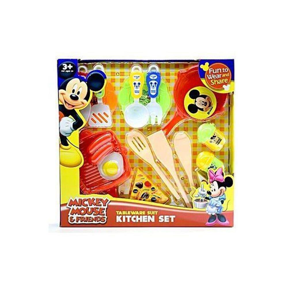 16619 Mickey Mouse Mutfak Ekipmanları Oyun Seti