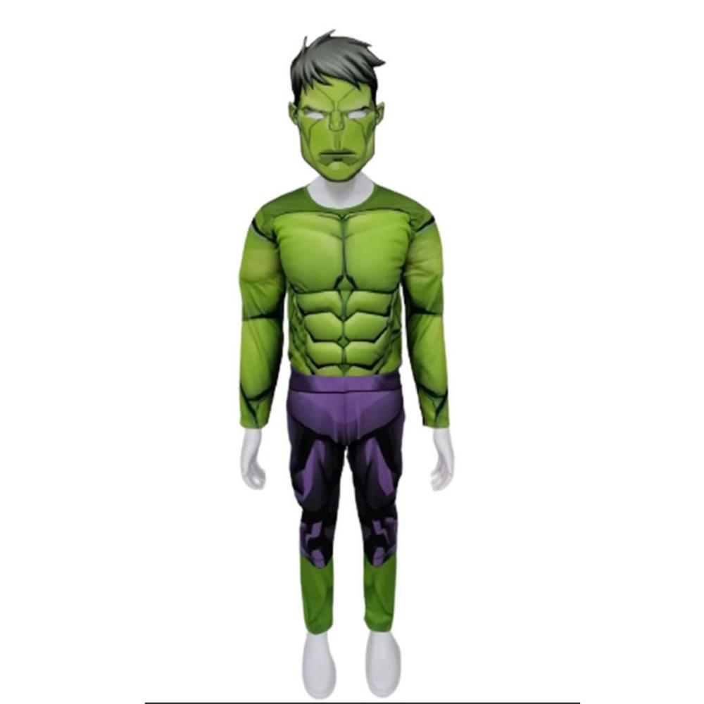 Oyuncak Hulk Kaslı Kostüm 7-9 Yaş Arası