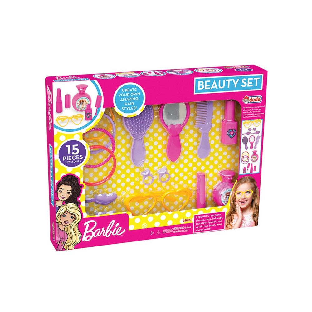 Barbie Kutulu Güzellik Oyun Seti