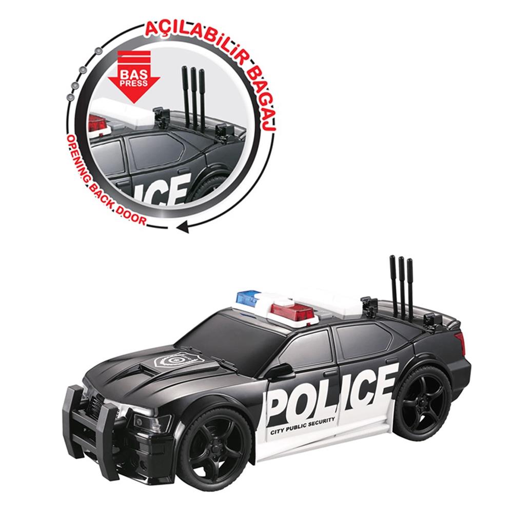 Nitro Speed 1:20 Polis Arabası - Siyah