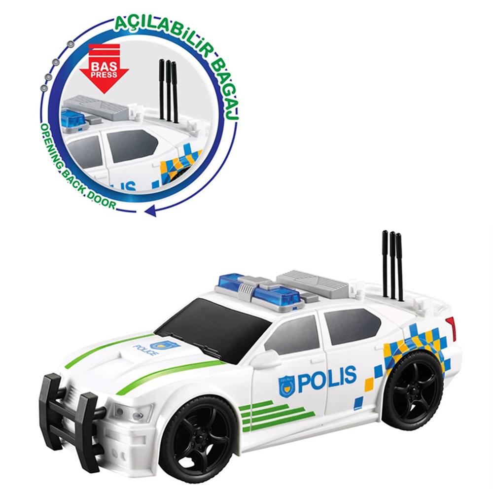 Nitro Speed 1:20 Polis Arabası - Beyaz