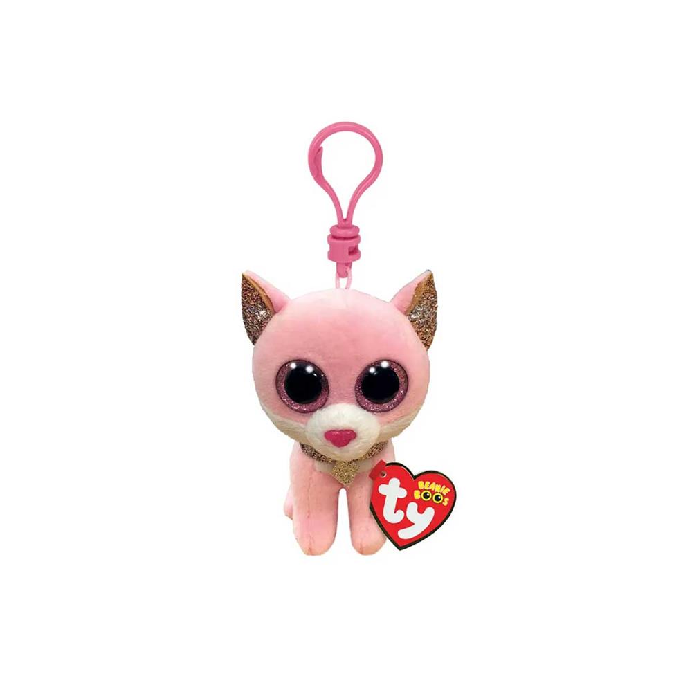 TY Beanie Boos Fiona Peluş Anahtarlık Kitty Pink 8.5cm