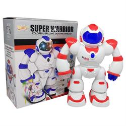 Super Warrior Işıklı ve Sesli Pilli Robot 1 Adet Fiyatıdır