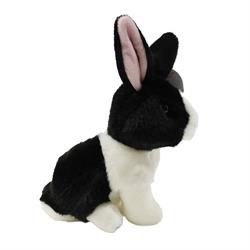 Siyah Tavşan Peluş Oyuncak 18 cm