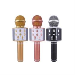 AS-M09 ASONİC Karaoke Mikrofon Dahili Hoparlörlü Usb Flash Destekli 1 adet fiyatıdır